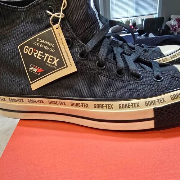 Converse Chuck 70 GTX Gore-Tex Men SHADOW BLACK SIZE 10 Casual Shoes A09483C - Picture 2 of 16